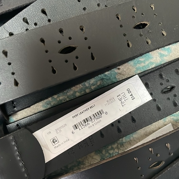 NWT 100% Leather Time and Tru Women's Belt - Picture 4 of 4